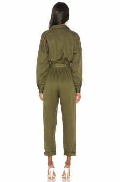 Wholesale ⌛ L'Academie Reed Jumpsuit In Green 🤩 -Deals L'Academie Store LCDE WC27 V3