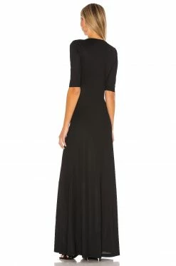 Cheap 🎁 L'Academie The Esperanza Maxi👗 Dress In Black 💯 -Deals L'Academie Store LCDE WD375 V4
