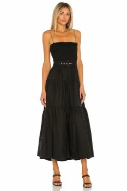 Best Sale π― L'Academie The Nour Midiπ Dress In Black π₯