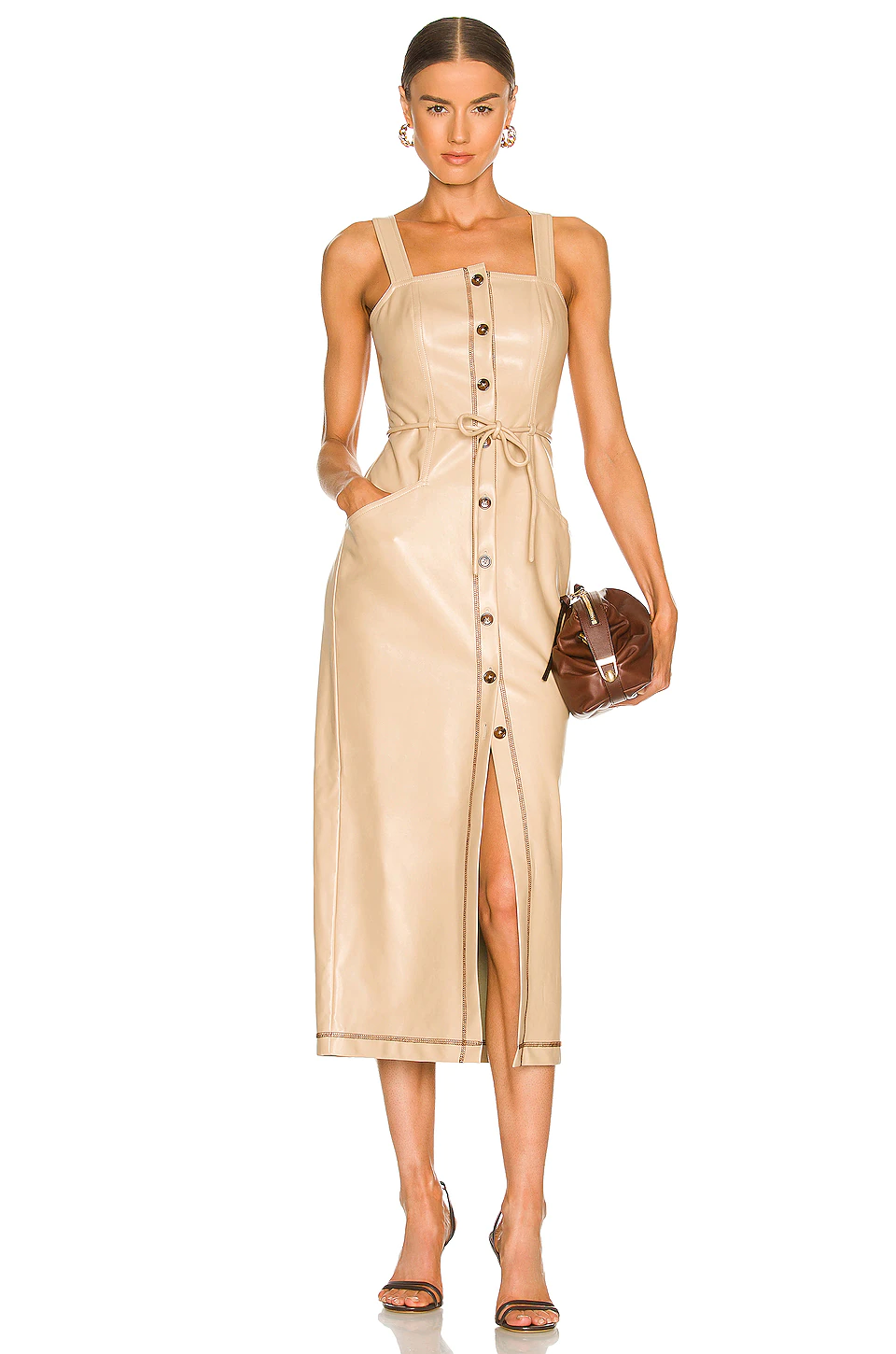 Cheap 🌟 L'Academie Elya👗 Dress In Beige 🔥
