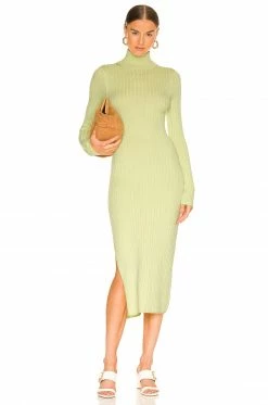 Best reviews of ๐คฉ L'Academie Torill Knit๐ Dress In Lime ๐งจ