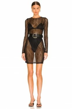 Cheapest 👏 L'Academie Tru Mini👗 Dress In Black 😀 -Deals L'Academie Store LCDE WD598 V4