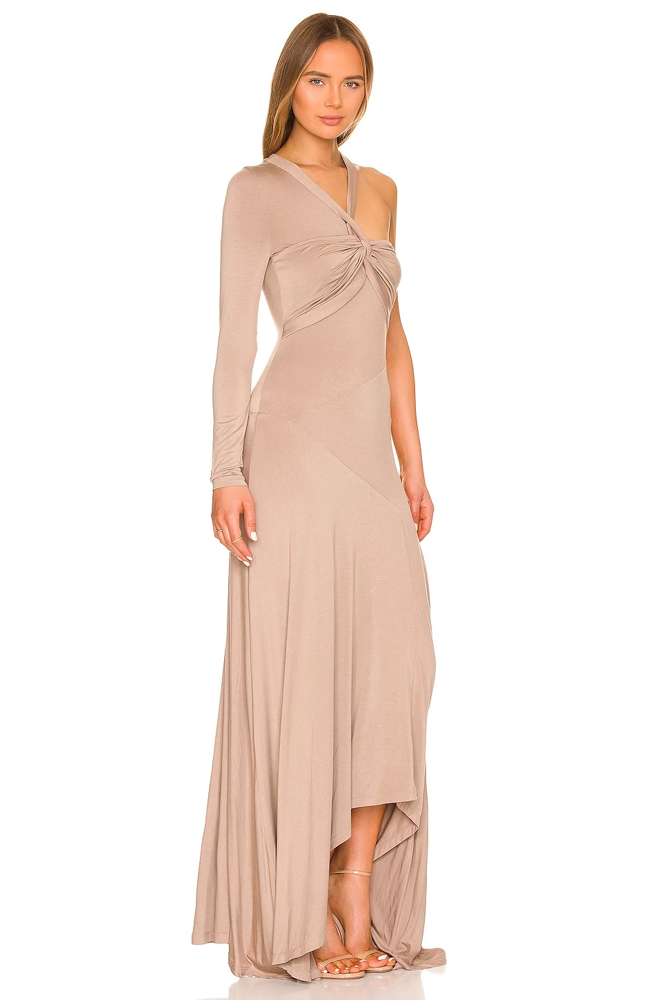 Cheapest π L'Academie Rennea Midiπ Dress In Taupe π€© 2 Cheapest π L'Academie Rennea Midiπ Dress In Taupe π€© - Image 2
