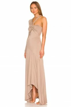 Cheapest π L'Academie Rennea Midiπ Dress In Taupe π€© 6 Cheapest π L'Academie Rennea Midiπ Dress In Taupe π€© -Deals L'Academie Store LCDE WD602 V3