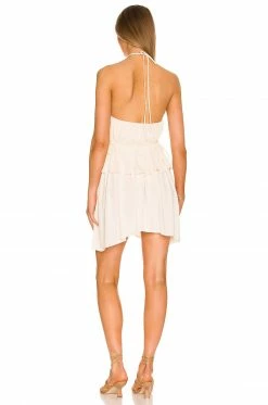 Cheap 👏 L'Academie Delphi Mini👗 Dress In Bone White 🌟 -Deals L'Academie Store LCDE WD604 V3