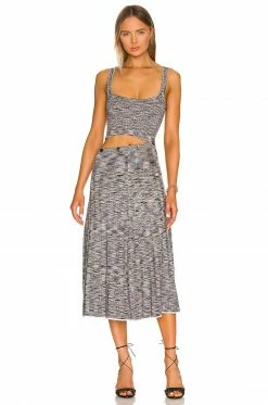 Cheapest 🔥 L'Academie Iona Button Off👗 Dress In Multi Spacedye 😍