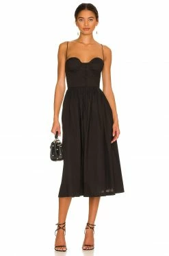 Best reviews of β L'Academie The Sonia Midiπ Dress In Black π