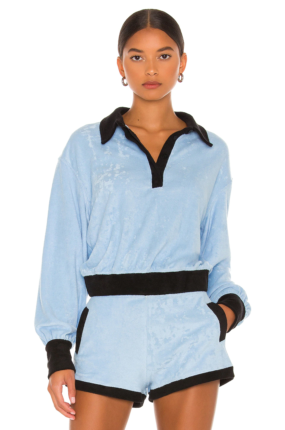 Best reviews of 😀 L'Academie Jamilla Pullover In Blue & Black 🔔