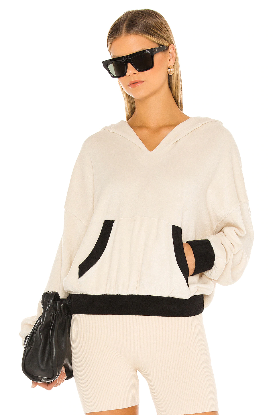 Promo 🤩 L'Academie Ciara Hoodie In Beige & Black 🎉