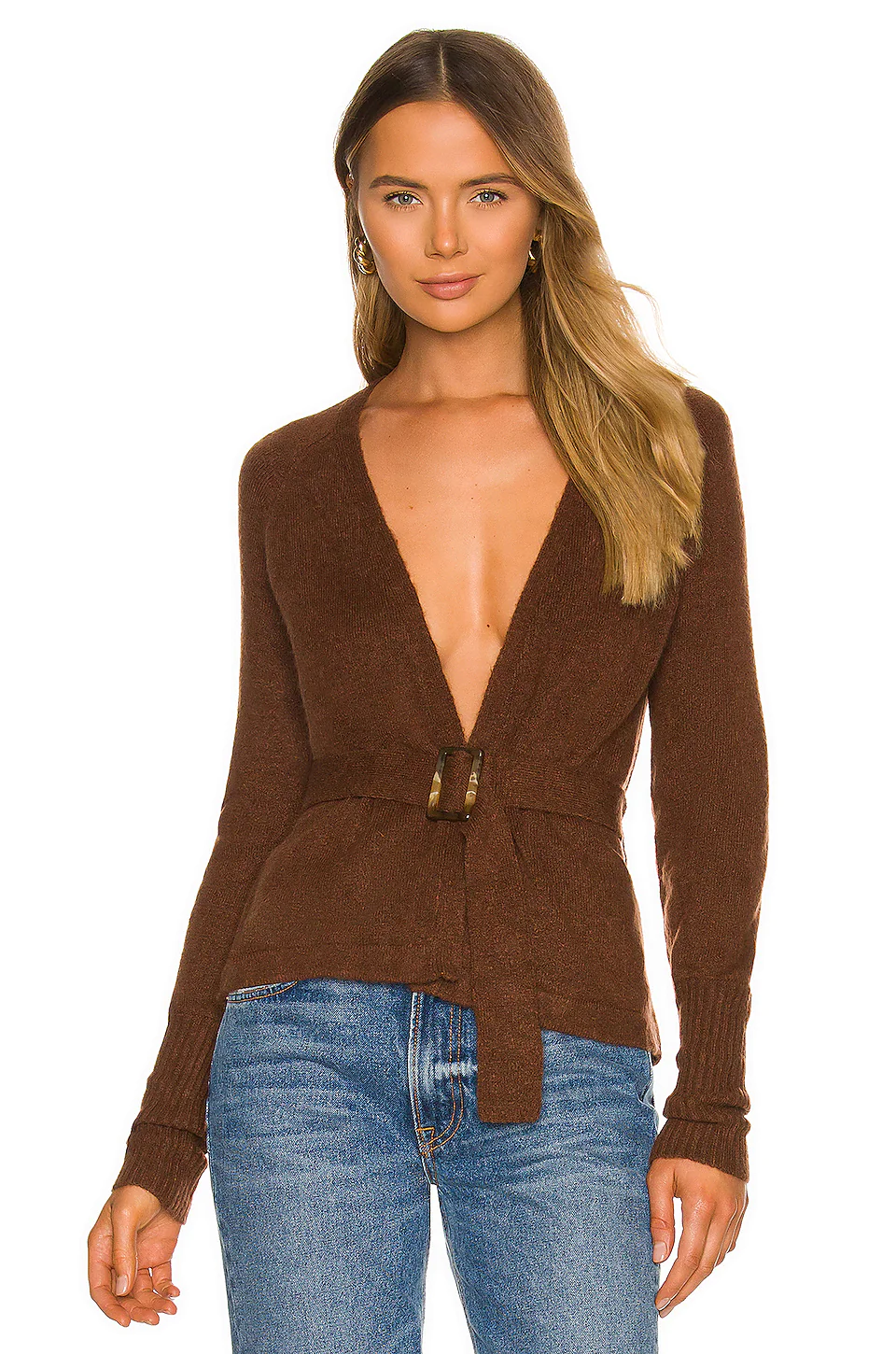 Promo 👍 L'Academie Mara Cardigan In Chocolate ✔️