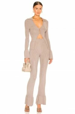 Wholesale 😀 L'Academie Loch Rib Collar Sweater In Fossil ❤️ 7 Wholesale 😀 L'Academie Loch Rib Collar Sweater In Fossil ❤️ -Deals L'Academie Store LCDE WK198 V4