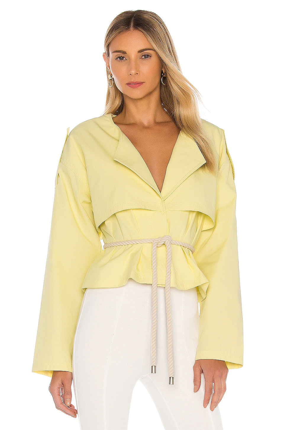 Deals 👏 L'Academie The Armelle Jacket In Pale Yellow 🔥
