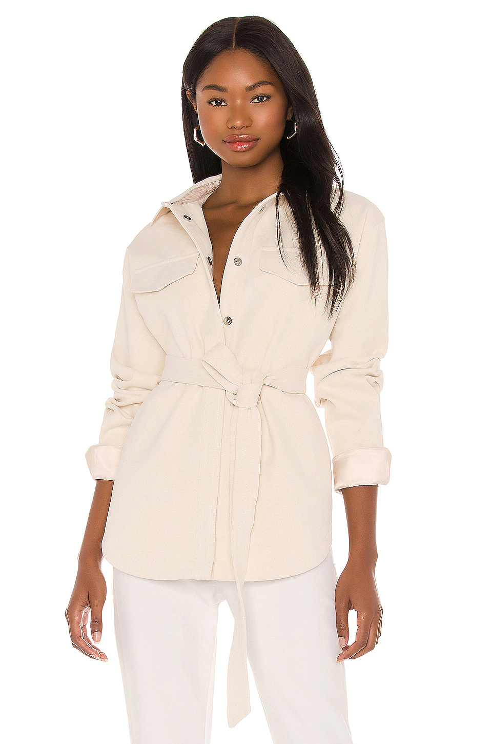 Best reviews of 🧨 L'Academie The Lucie Shacket In Beige 👏