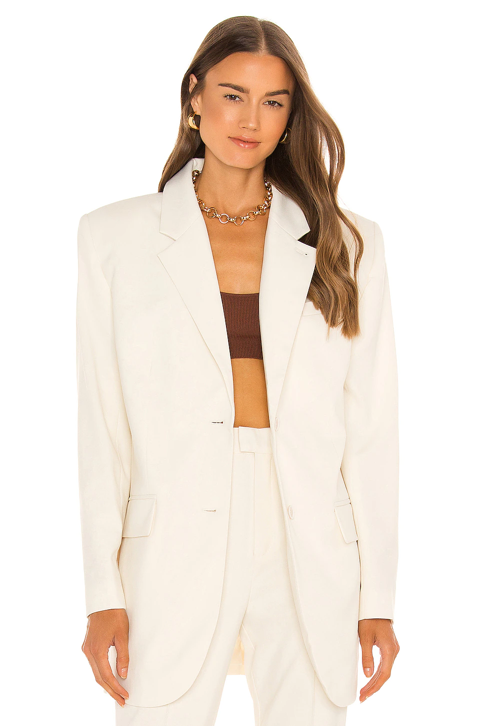 Deals ✨ L'Academie Carti Oversized Blazer In White 🔔