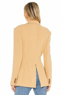 Best deal 🎉 L'Academie Emmy Blazer In Tan ✨ -Deals L'Academie Store LCDE WO144 V3