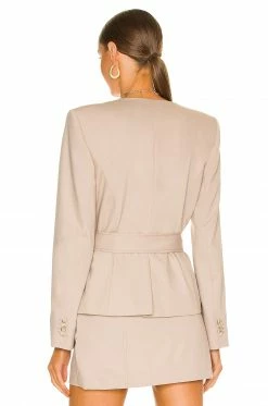 Top 10 ❤️ L'Academie Fifi Jacket In Beige 🤩 -Deals L'Academie Store LCDE WO154 V3