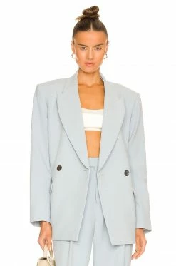 Top 10 ✔️ L'Academie Kaya Blazer In Light Blue ❤️