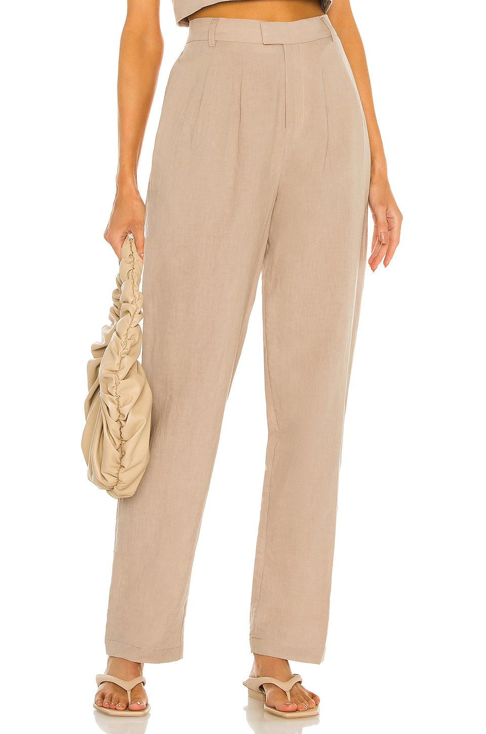 Hot Sale ✔️ L'Academie The Alaina Pant In Mocha Beige ⌛