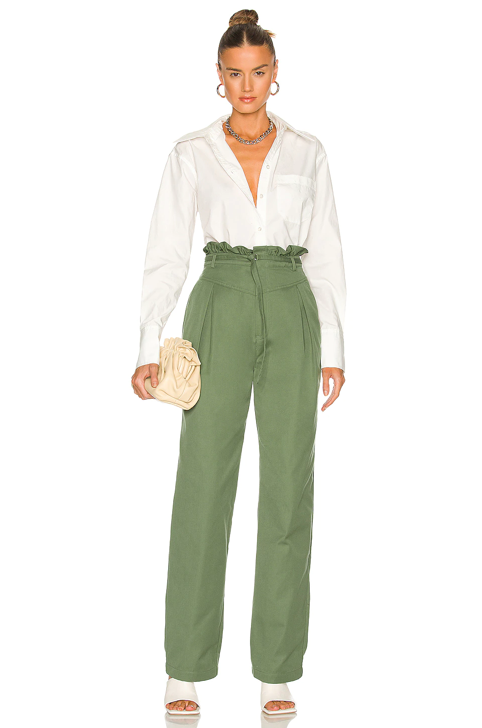 Budget 🔔 L'Academie Zaria Pant In Forest Green ⌛ 4 Budget 🔔 L'Academie Zaria Pant In Forest Green ⌛ - Image 4