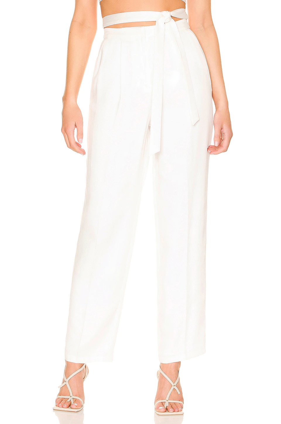 Budget 🎁 L'Academie Brinley Pant In White 🔥