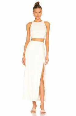 Wholesale 🔔 L'Academie Keely Skirt In Ivory 🤩 -Deals L'Academie Store LCDE WQ112 V4