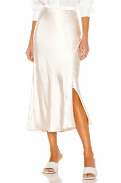 Deals 🧨 L'Academie Magda Skirt In Ivory 🛒