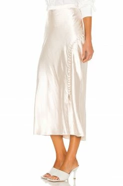 Deals 🧨 L'Academie Magda Skirt In Ivory 🛒 -Deals L'Academie Store LCDE WQ77 V3