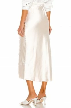 Deals 🧨 L'Academie Magda Skirt In Ivory 🛒 -Deals L'Academie Store LCDE WQ77 V4