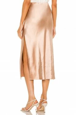 Cheap ⭐ L'Academie Tabitha Skirt In Champagne 🛒 -Deals L'Academie Store LCDE WQ93 V3
