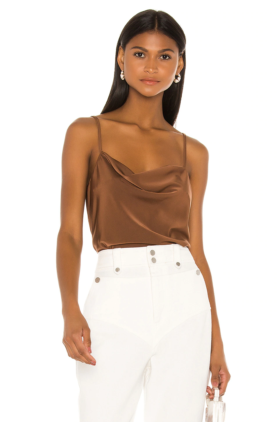 Deals ⌛ L'Academie Katlyn Top In Brown 💯