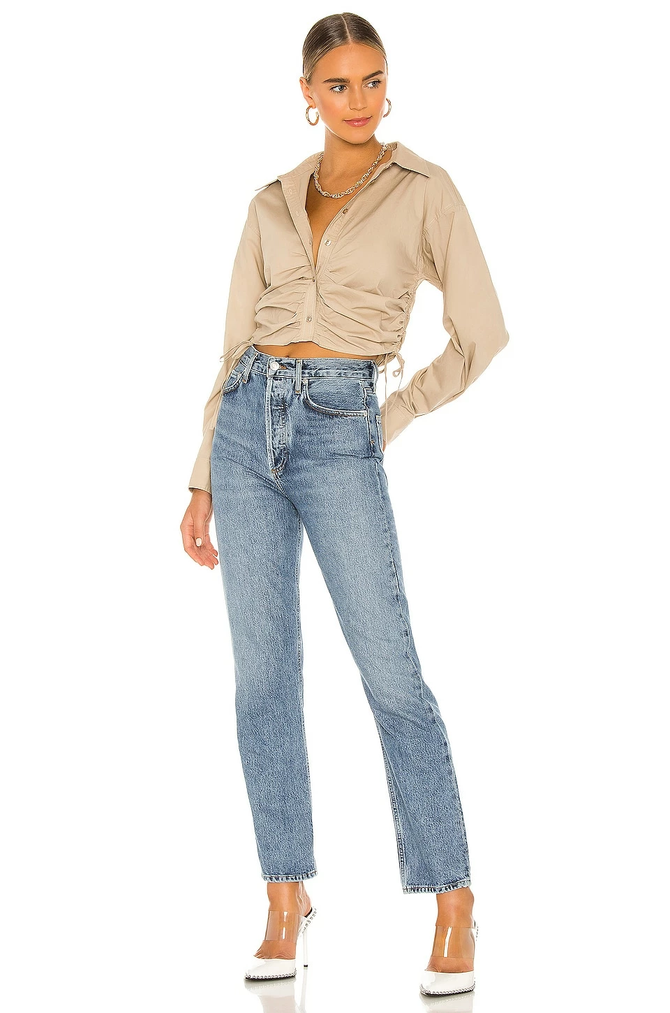 Best reviews of π L'Academie The Lena Blouse In Khaki β¨ 4 Best reviews of π L'Academie The Lena Blouse In Khaki β¨ - Image 4