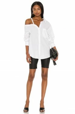 Deals 🛒 L'Academie Off Shoulder Blouse In White 🌟 -Deals L'Academie Store LCDE WS704 V4