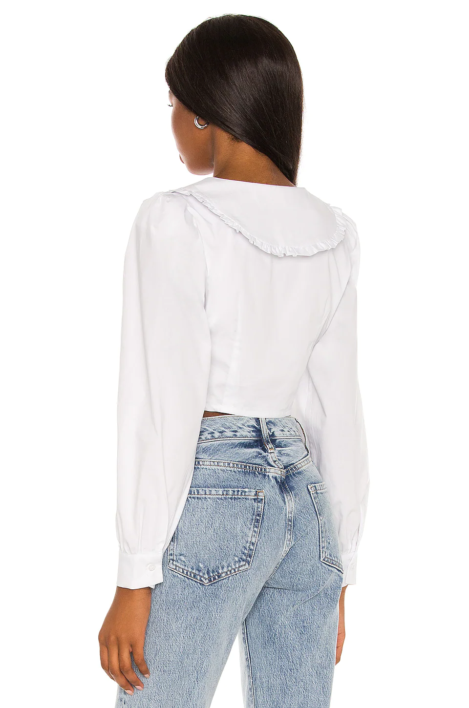Top 10 β L'Academie The Celi Crop Blouse In White π 3 Top 10 β L'Academie The Celi Crop Blouse In White π - Image 3