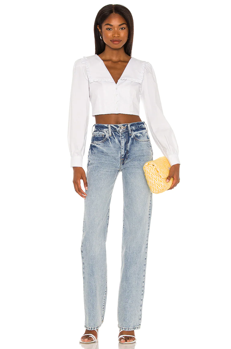 Top 10 β L'Academie The Celi Crop Blouse In White π 4 Top 10 β L'Academie The Celi Crop Blouse In White π - Image 4