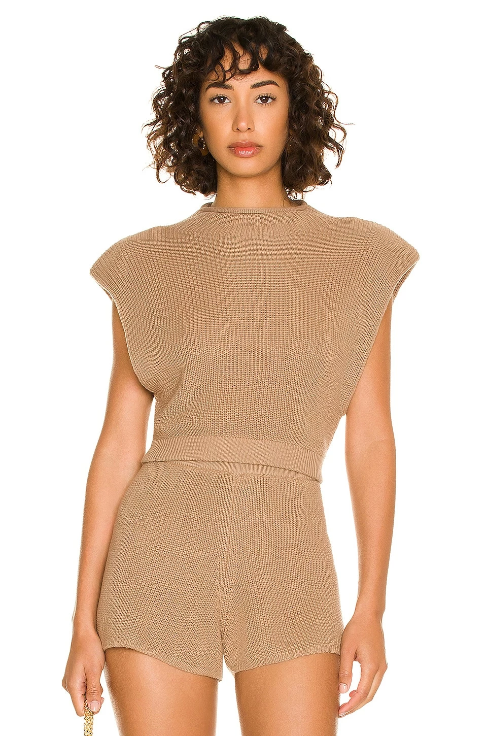Top 10 ⭐ L'Academie Maja Sleeveless Sweater In Tan 🧨 1 Top 10 ⭐ L'Academie Maja Sleeveless Sweater In Tan 🧨
