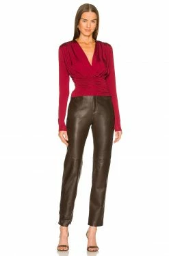 Buy 🤩 L'Academie Gamel Top In Burgundy 💯 -Deals L'Academie Store LCDE WS811 V4