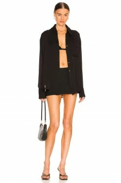 Coupon ⌛ L'Academie Lenae Shirt In Black 👏 -Deals L'Academie Store LCDE WS817 V4