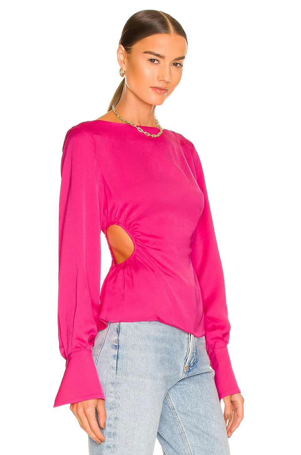 Outlet ✨ L'Academie Marlene Blouse In Pink ✔️ 2 Outlet ✨ L'Academie Marlene Blouse In Pink ✔️ - Image 2