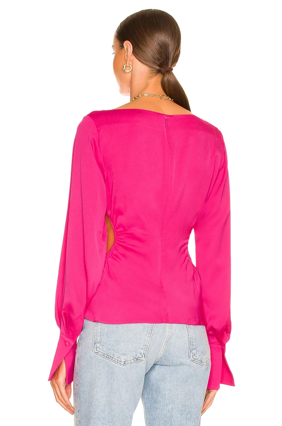 Outlet ✨ L'Academie Marlene Blouse In Pink ✔️ 3 Outlet ✨ L'Academie Marlene Blouse In Pink ✔️ - Image 3