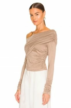 Discount 🎉 L'Academie Luciana Top In Taupe 🎁 -Deals L'Academie Store LCDE WS828 V3