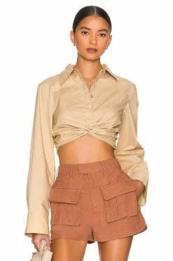 Discount 🤩 L'Academie Zofia Top In Nude ⌛