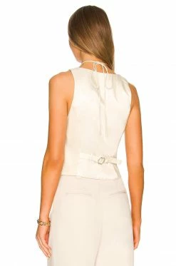 Discount 🛒 L'Academie Logan Vest In Beige 💯 6 Discount 🛒 L'Academie Logan Vest In Beige 💯 -Deals L'Academie Store LCDE WS833 V3