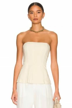 New 🌟 L'Academie Lorena Top In Beige 🧨