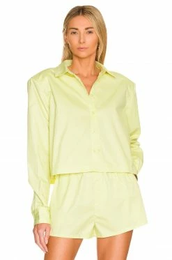 Hot Sale ๐ L'Academie The Tory Blouse In Cornsilk ๐