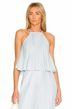 Deals 🛒 L'Academie Elin Top In Baby Blue ⌛